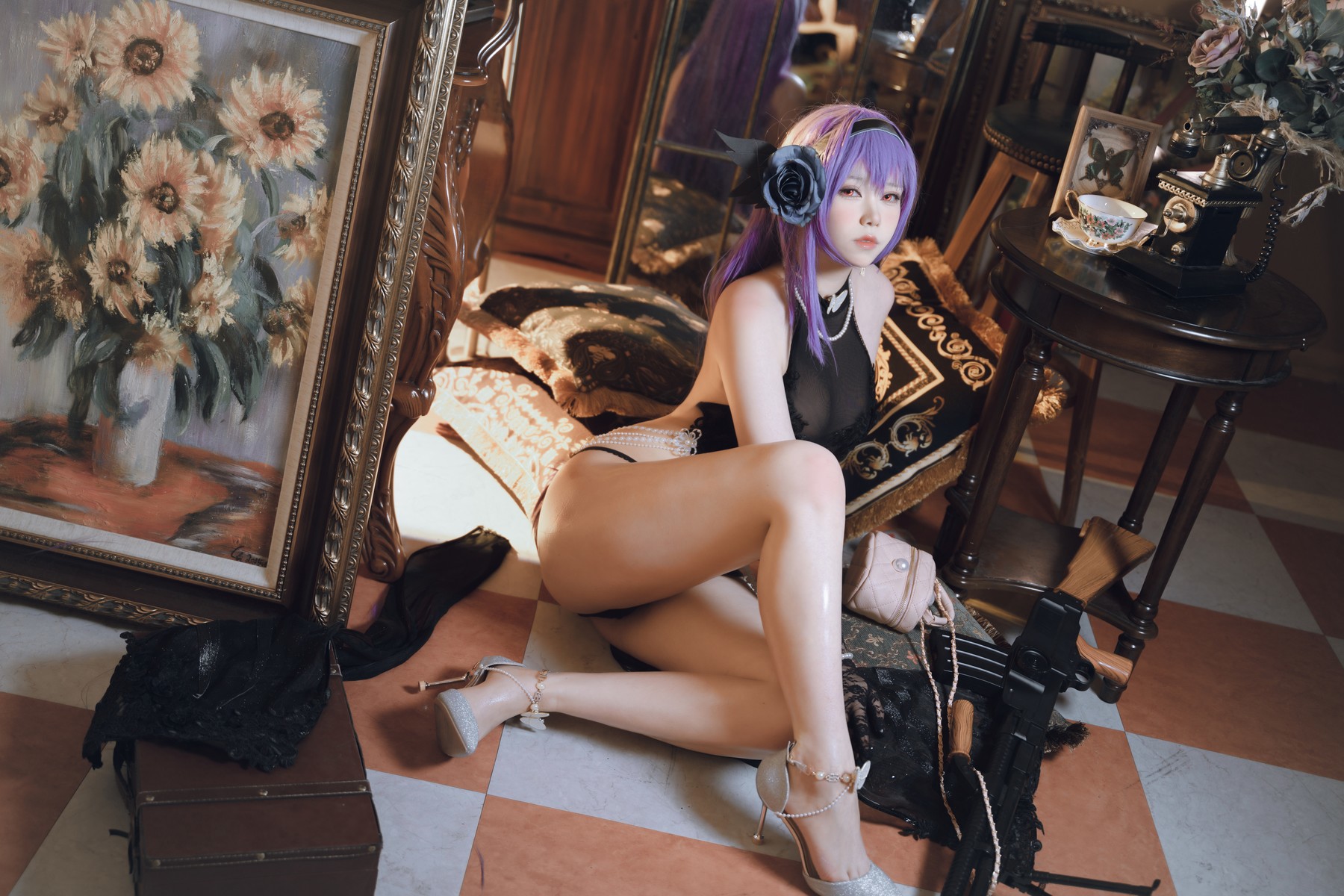Cosplay 一北亦北 ZB-26 暗蔷摇曳 22