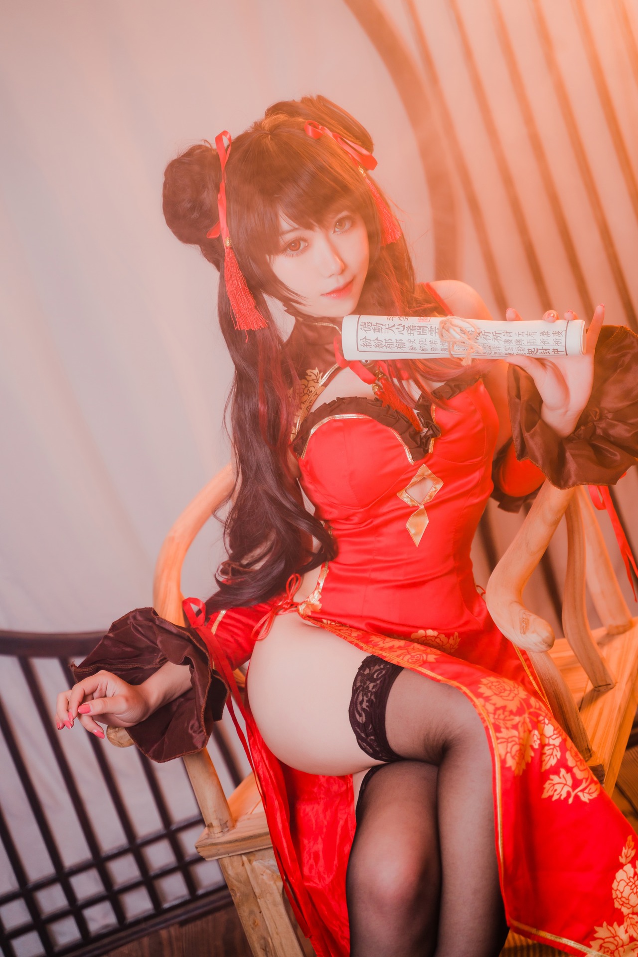 [芋圆侑子] Kurumi Tokisaki 旗袍狂三 4