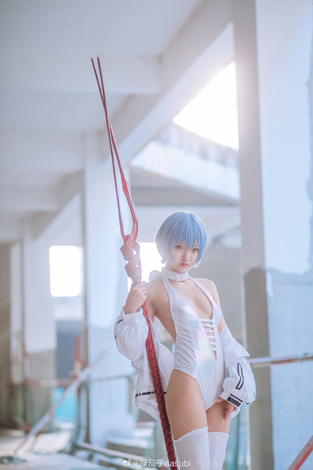 Cosplay 绿茄子nasubi EVA超话ASS绫波丽 9