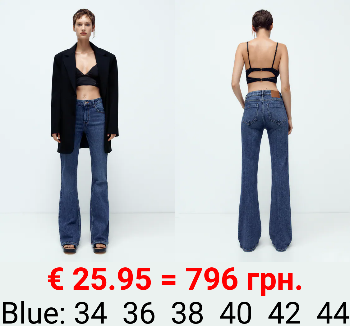 JEANS Z1975 MID RISE FLARE