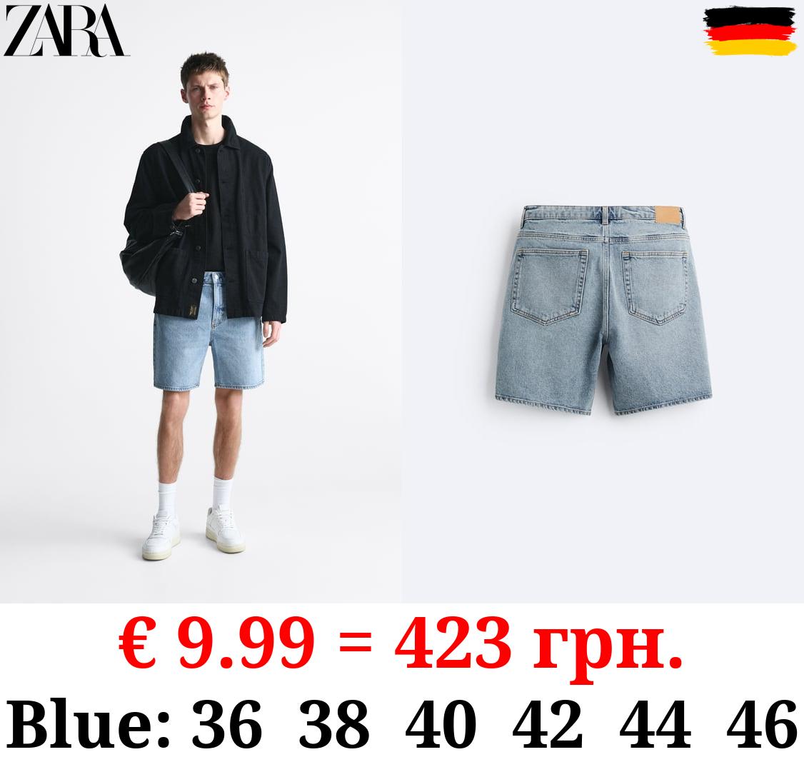 BASIC DENIM BERMUDA SHORTS