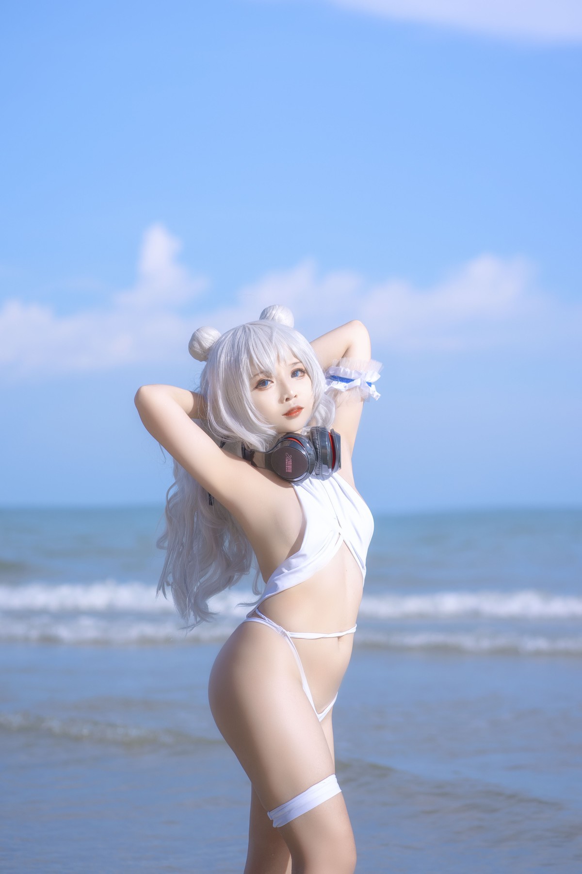 Sayo Momo Cosplay 恶毒 ル・マラン Le Malin bikini 15