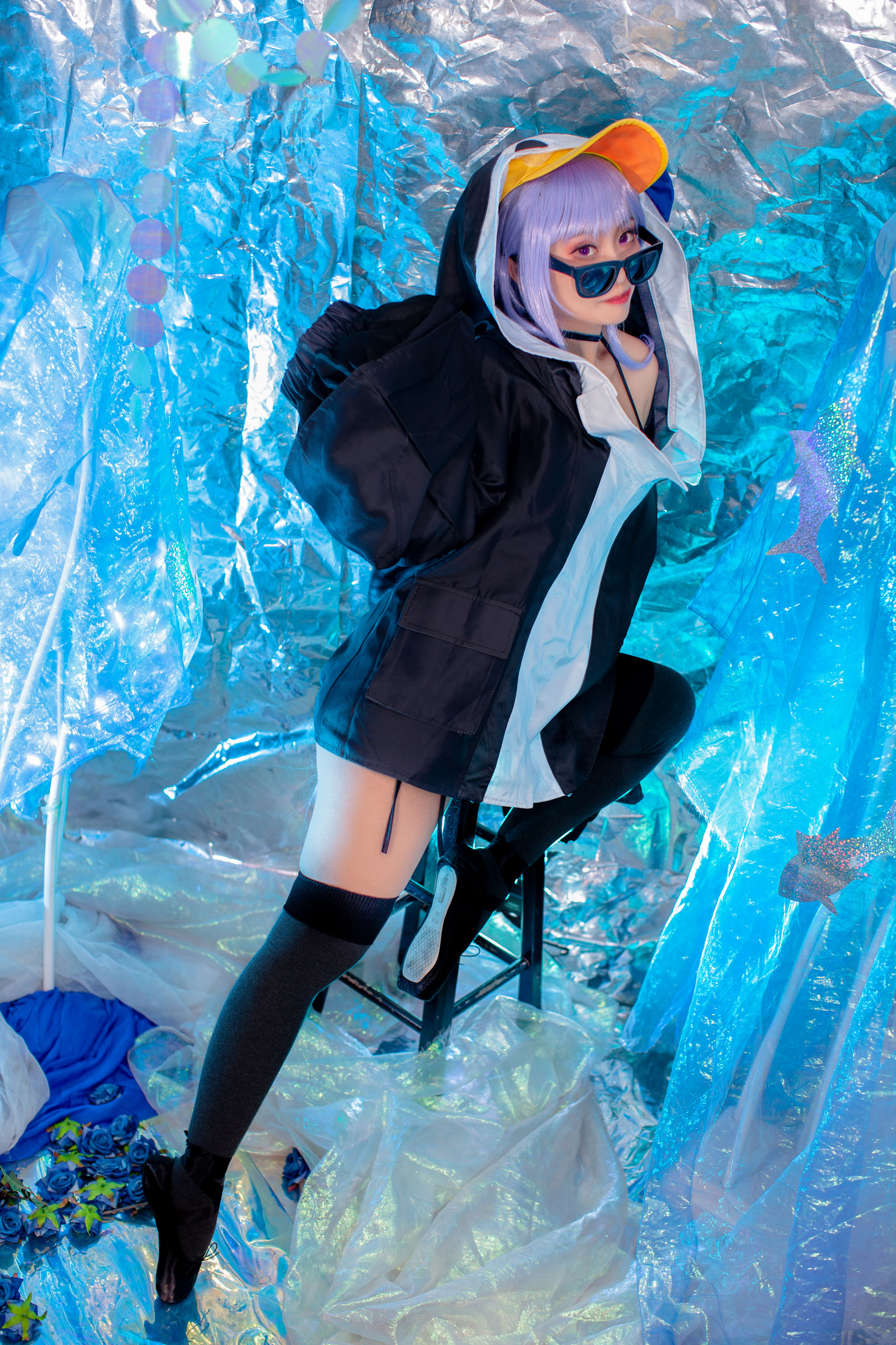 [福利COS]_动漫博主洛璃LoLiSAMA_-_水着莉莉丝-写真图集共32P 8