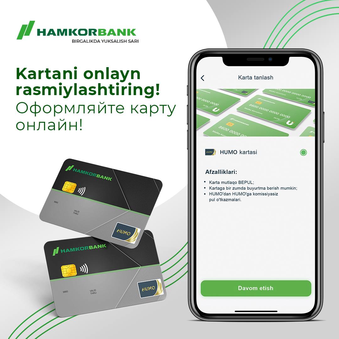 Hamkorbank internet banking