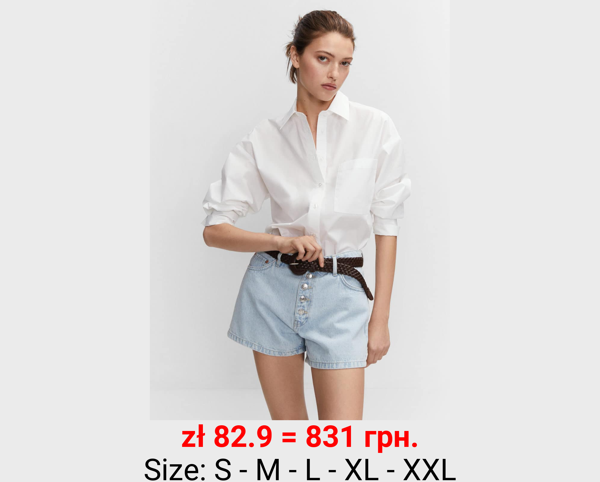 Camisa algodón regular fit