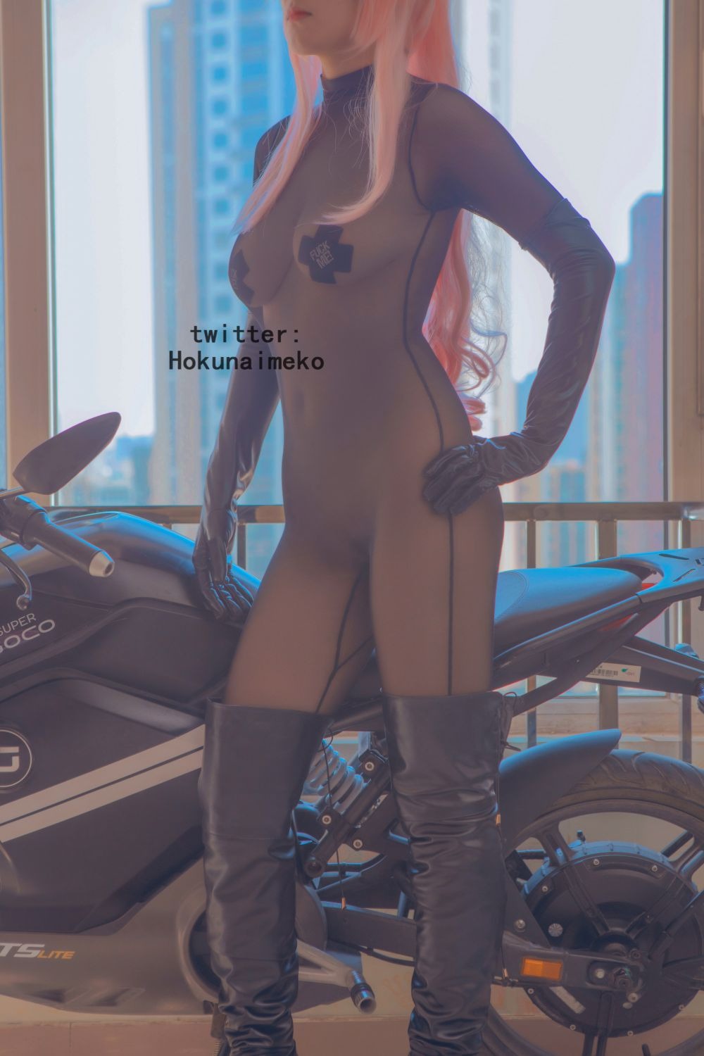 Hokunaimeko NO7 オリジナルコスプレ オートバイお姉ちゃん[73P2V] 3