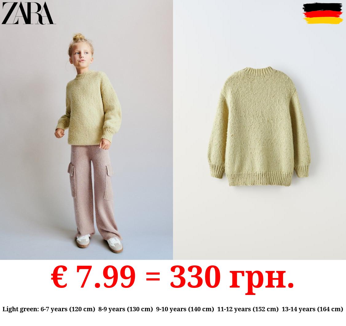 KNICKERBOCKER YARN EFFECT KNIT DRESS