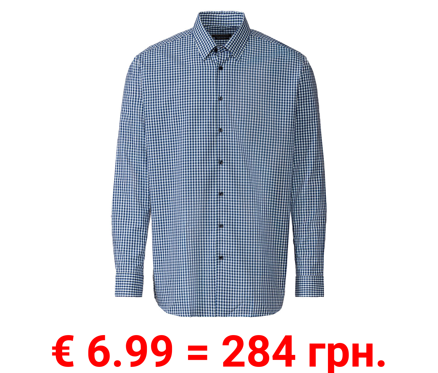 Nobel League Herren Businesshemd, Slim Fit, kariert/grün