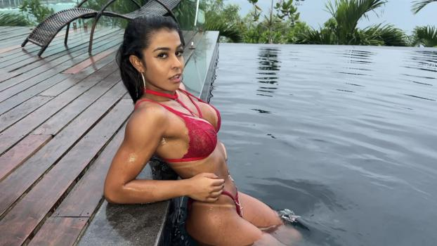 Fap House – Cah Inacio Horny Brunette Brazilian with Great Ass Fucked in the Garden