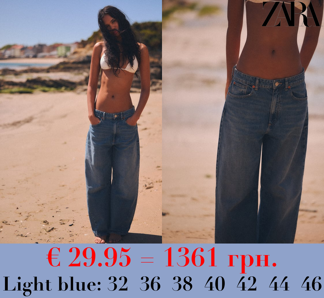 TRF BAGGY BALLOON MID-RISE JEANS