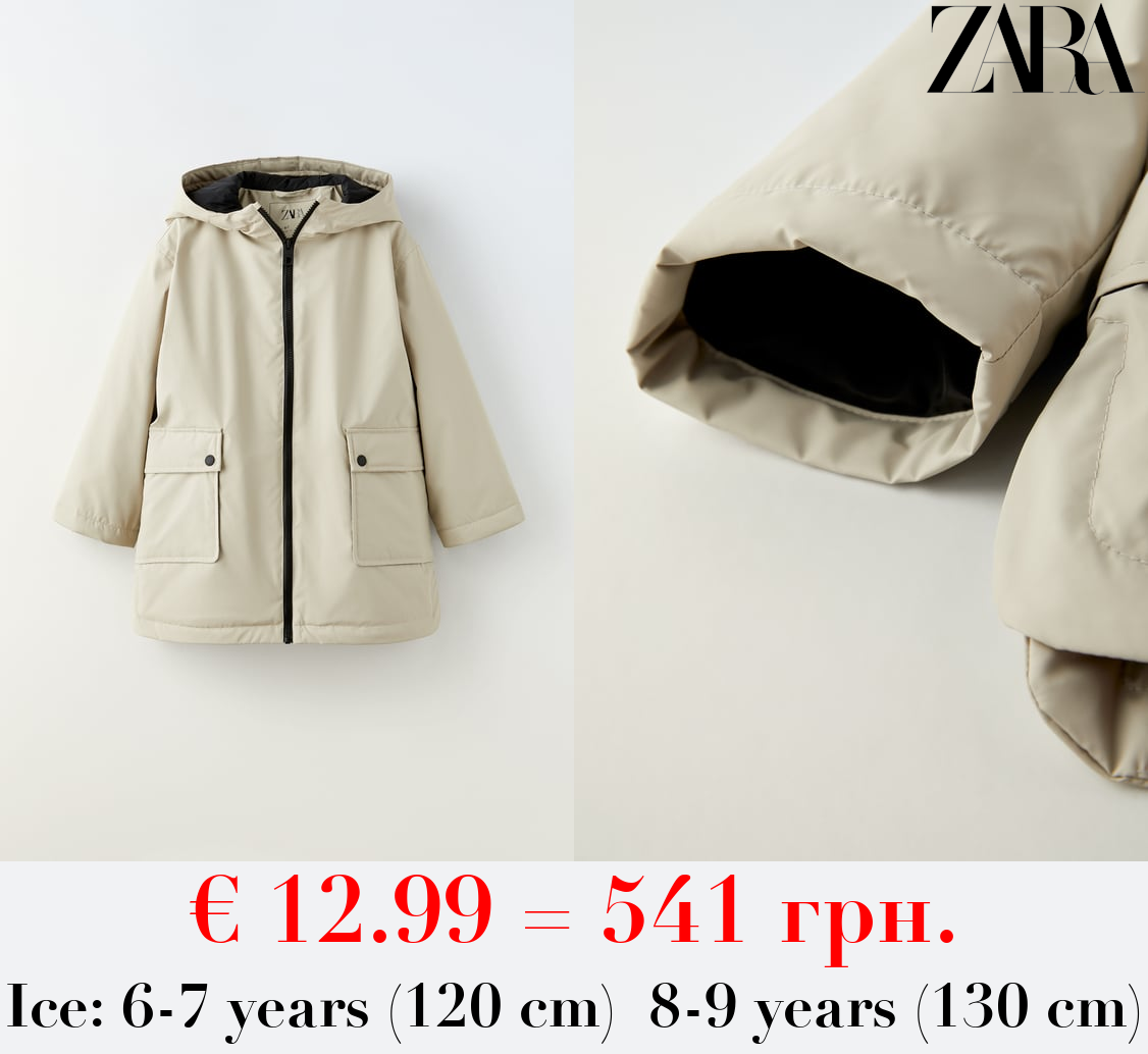 RUBBERISED PADDED RAINCOAT