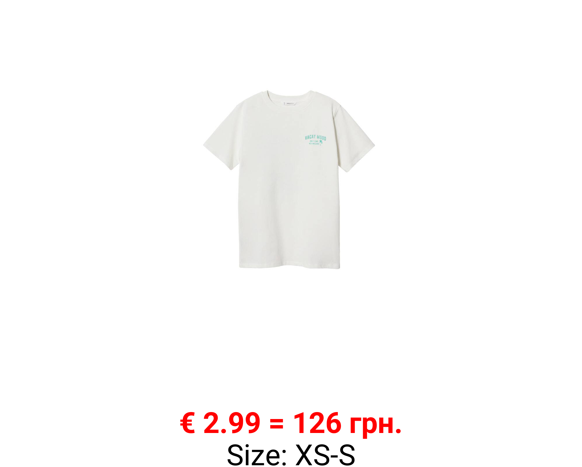 Camiseta algodón mensaje