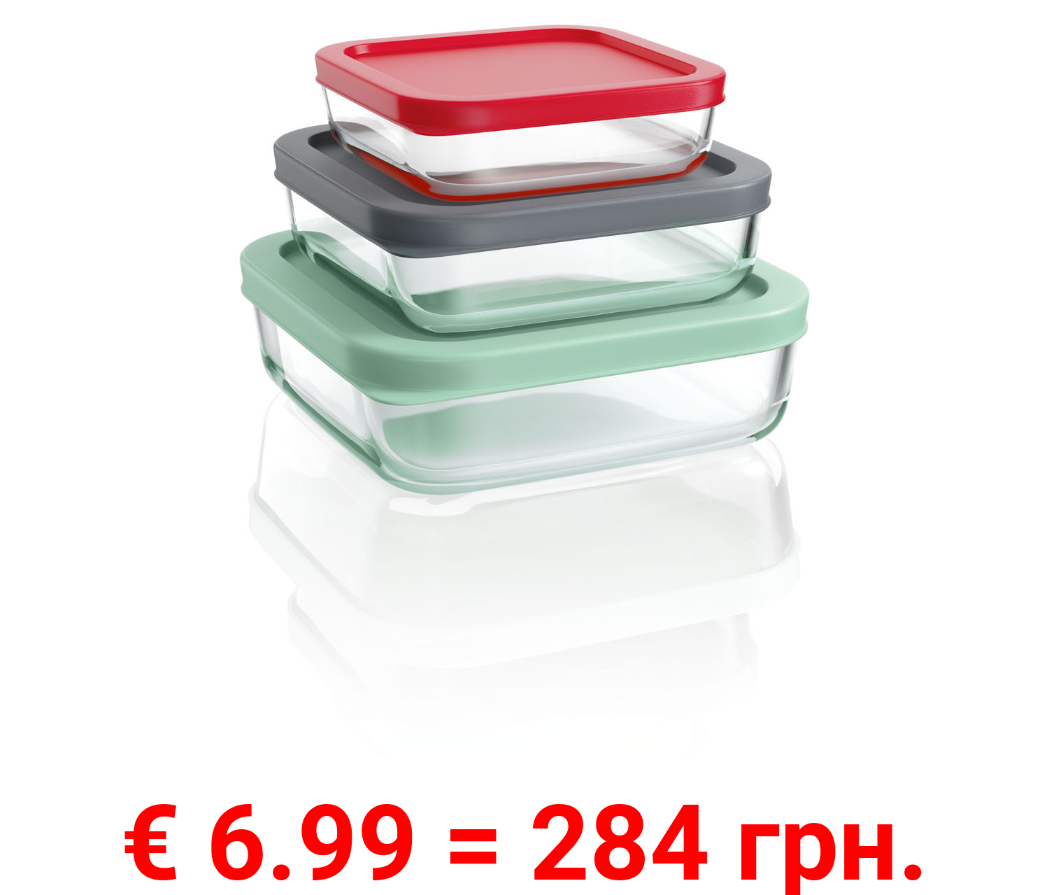 ERNESTO® Auflaufformen, 3 Stück