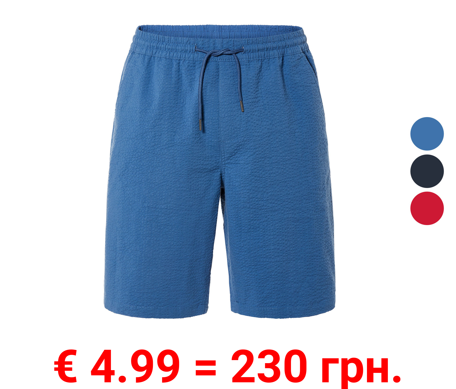 LIVERGY® Herren Bermuda mit hohem Baumwollanteil