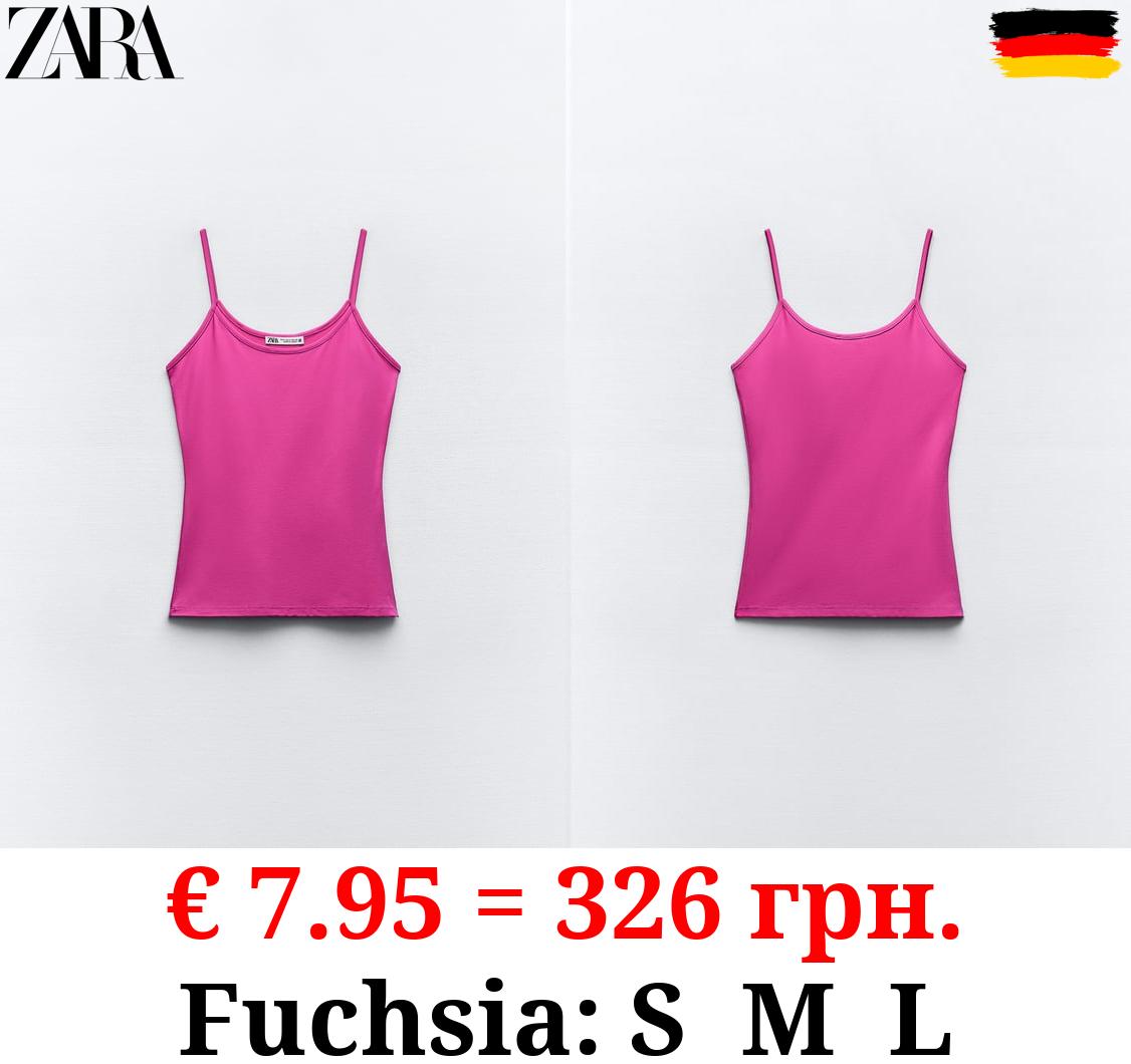 POLYAMIDE TOP WITH THIN STRAPS