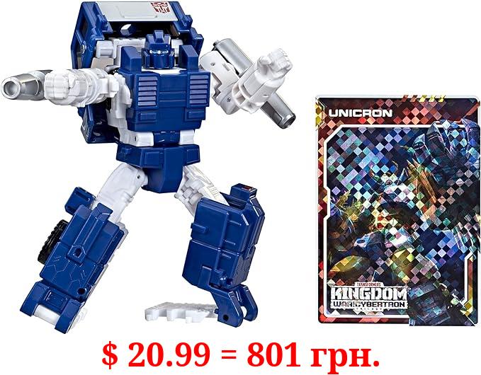 Transformers Toys Generations War for Cybertron: Kingdom Deluxe WFC-K32 Autobot Pipes Action Figure - Kids Ages 8 and Up, 5.5-inch