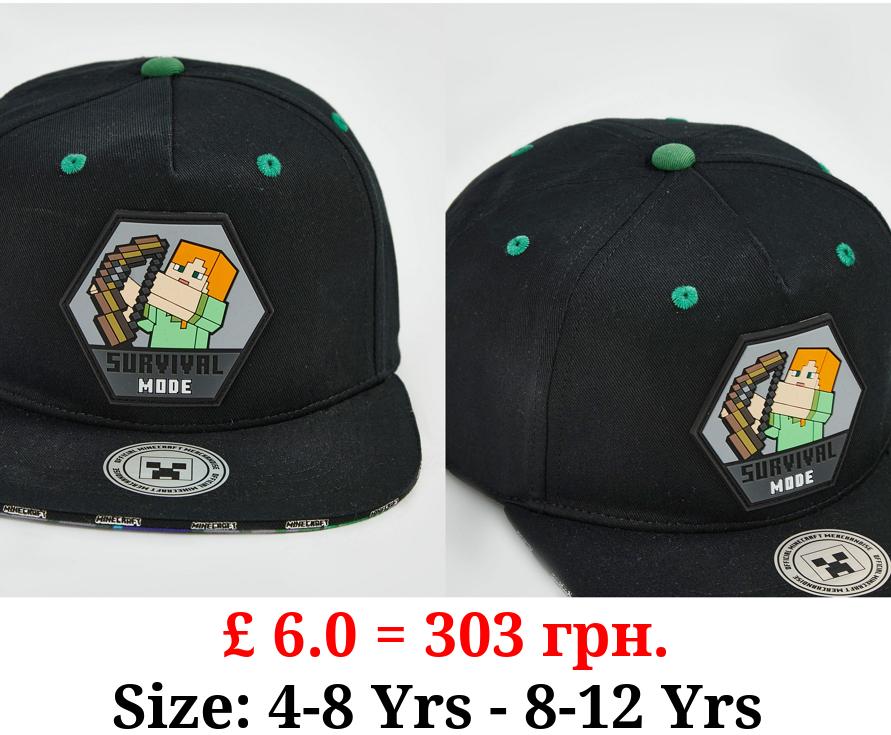 Minecraft Survival Mode Black Cap