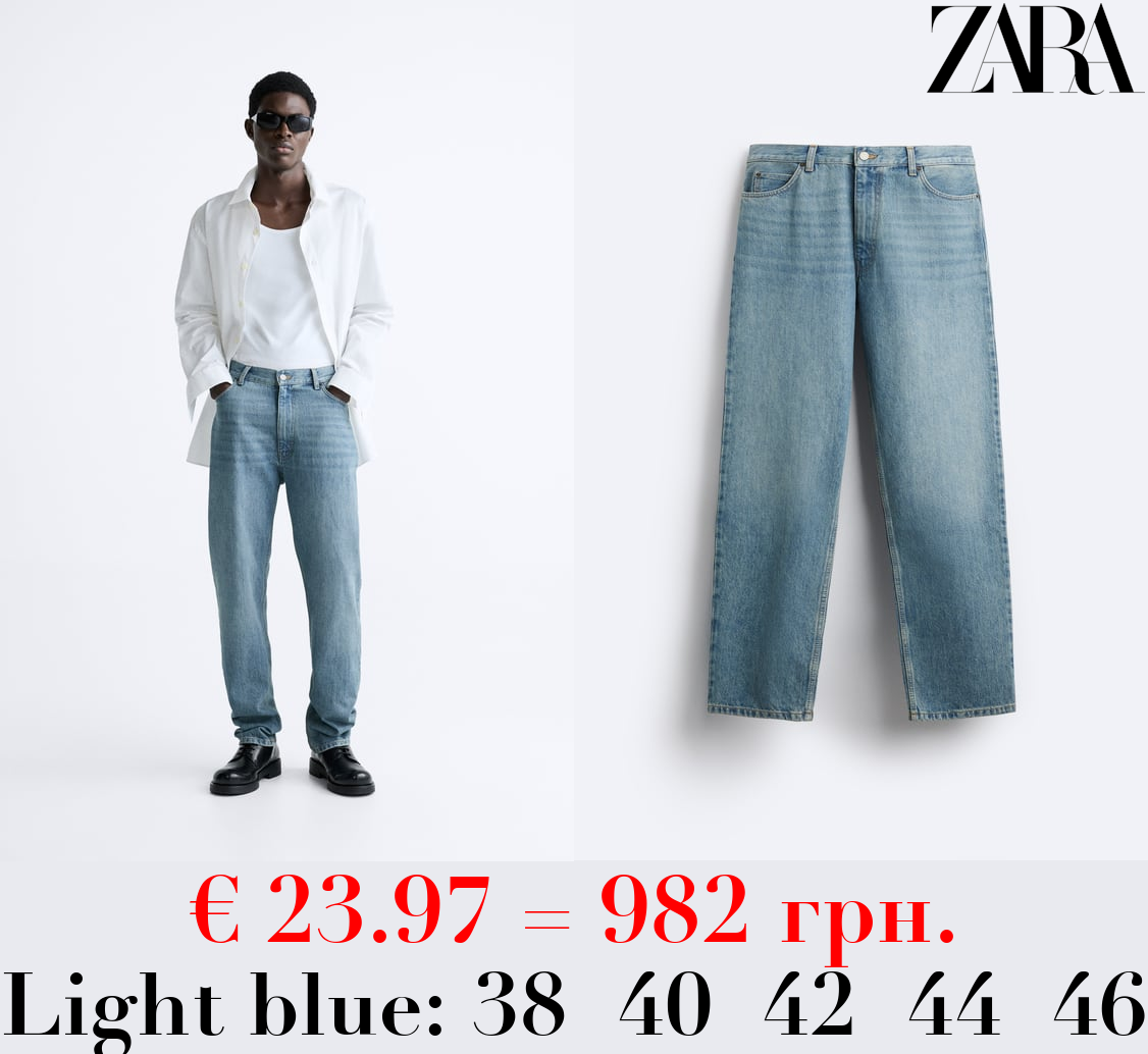HIGH-WAIST STRAIGHT JEANS
