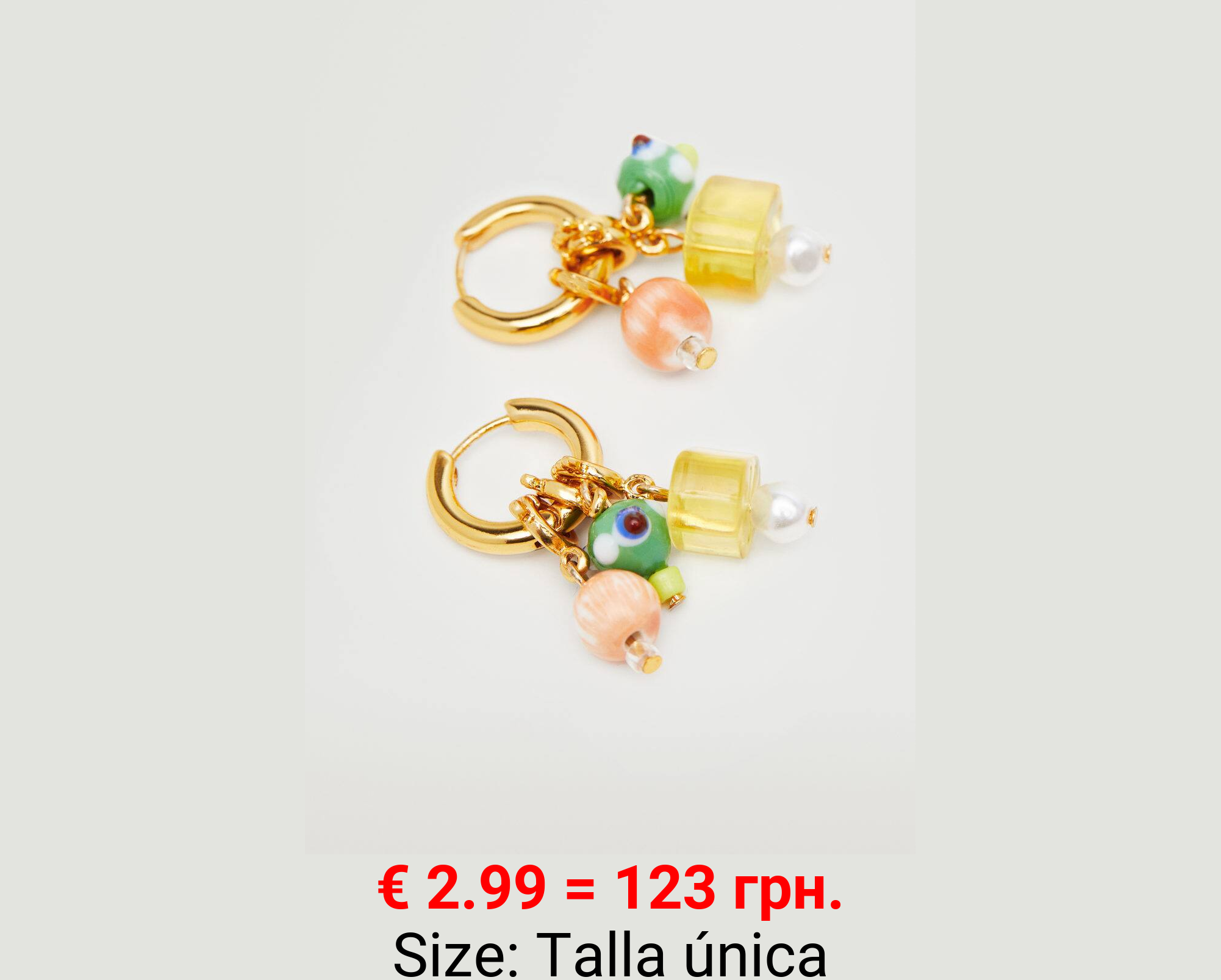 Pendientes colgantes combinados