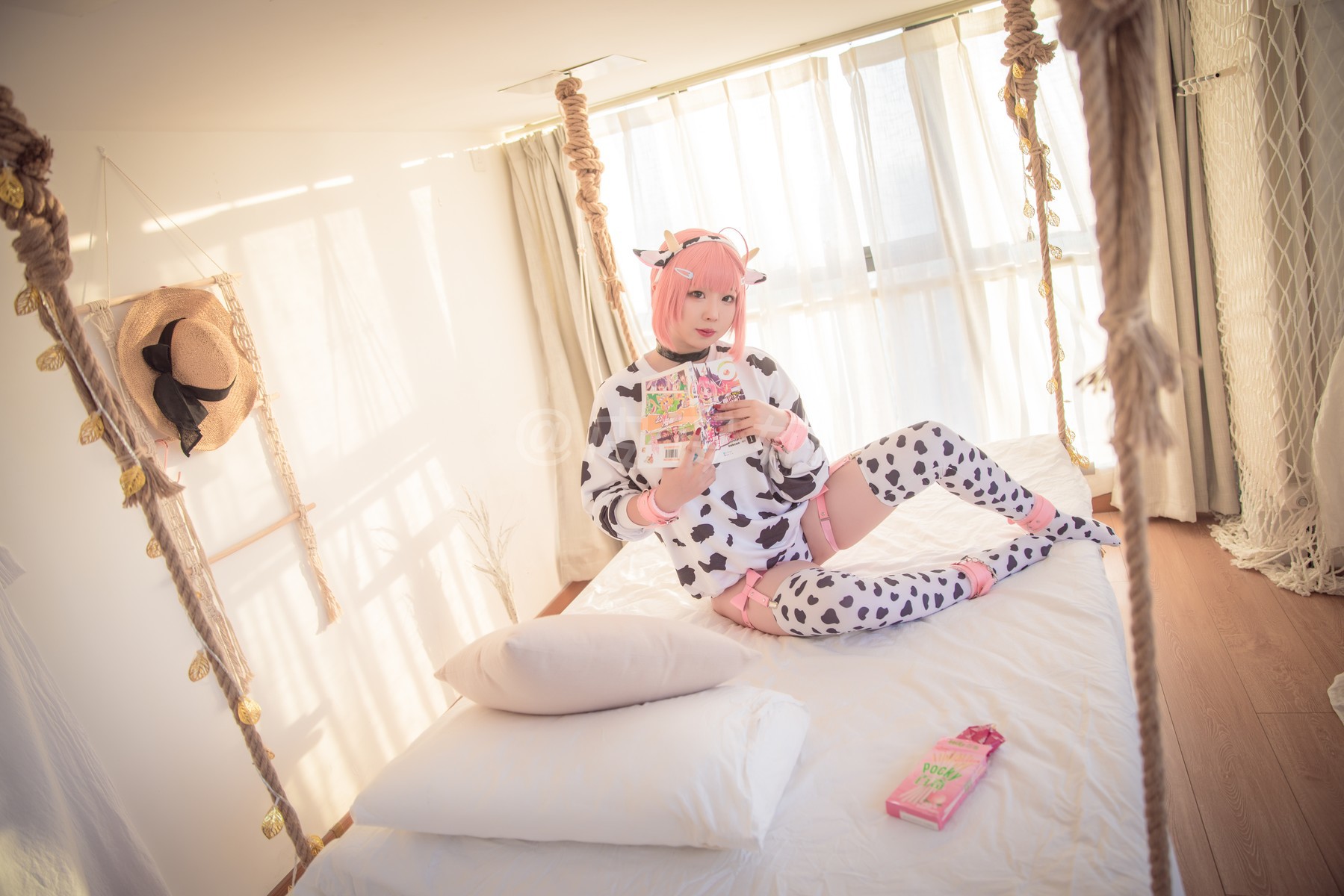 Cosplay 皮皮奶可可爱了啦 奶牛套 Set.01 23