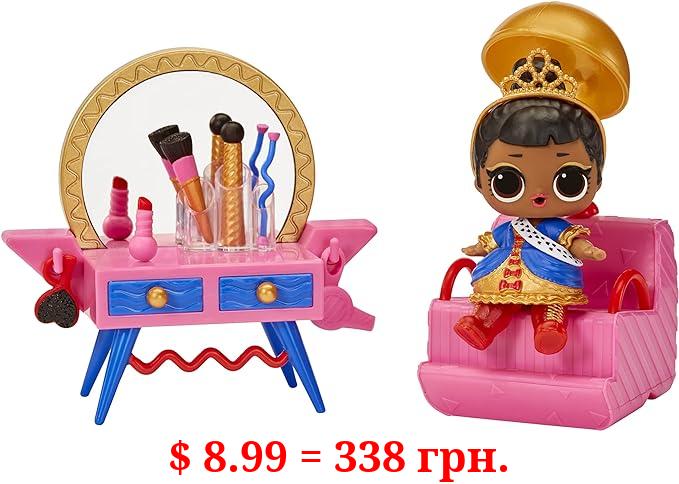 L.O.L. Surprise! OMG House of Surprises Beauty Booth Playset with Her Majesty Collectible Doll and 8 Surprises, Dollhouse Accessories, Holiday Toy, Great Gift for Kids Ages 4 5 6+ Years & Collectors