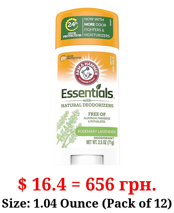 ARM & HAMMER Essentials Natural Deodorant Fresh 2.50 oz (Pack of 5)