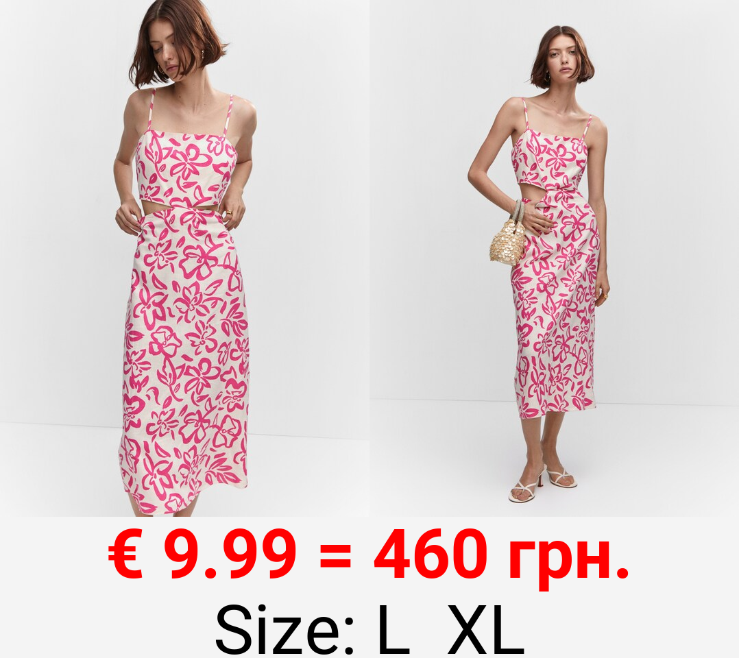 Vestido lino aberturas