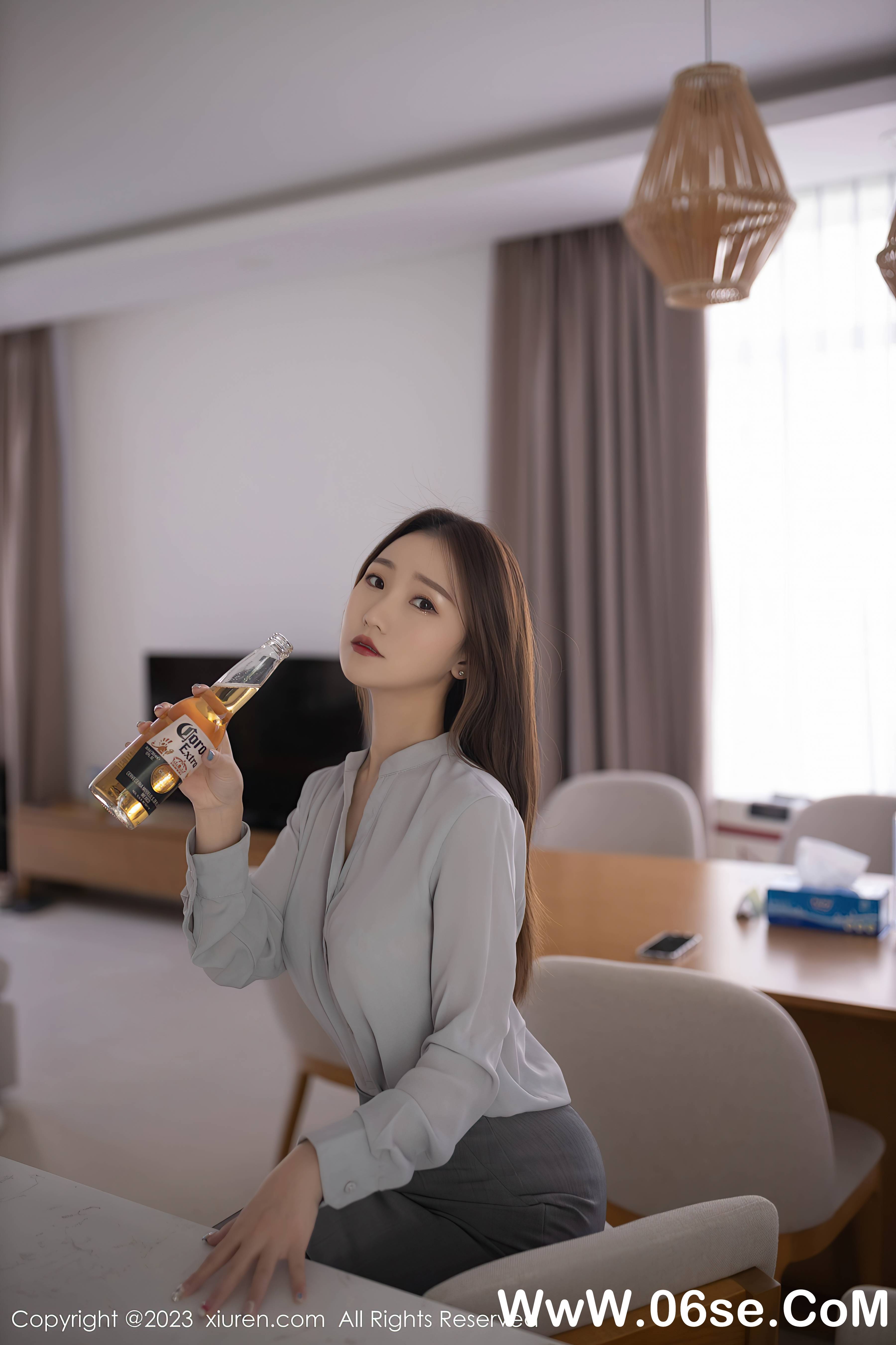 图片[3]-[XiuRen秀人网] 2023.06.28 NO.6989 杏子Yada-六色网