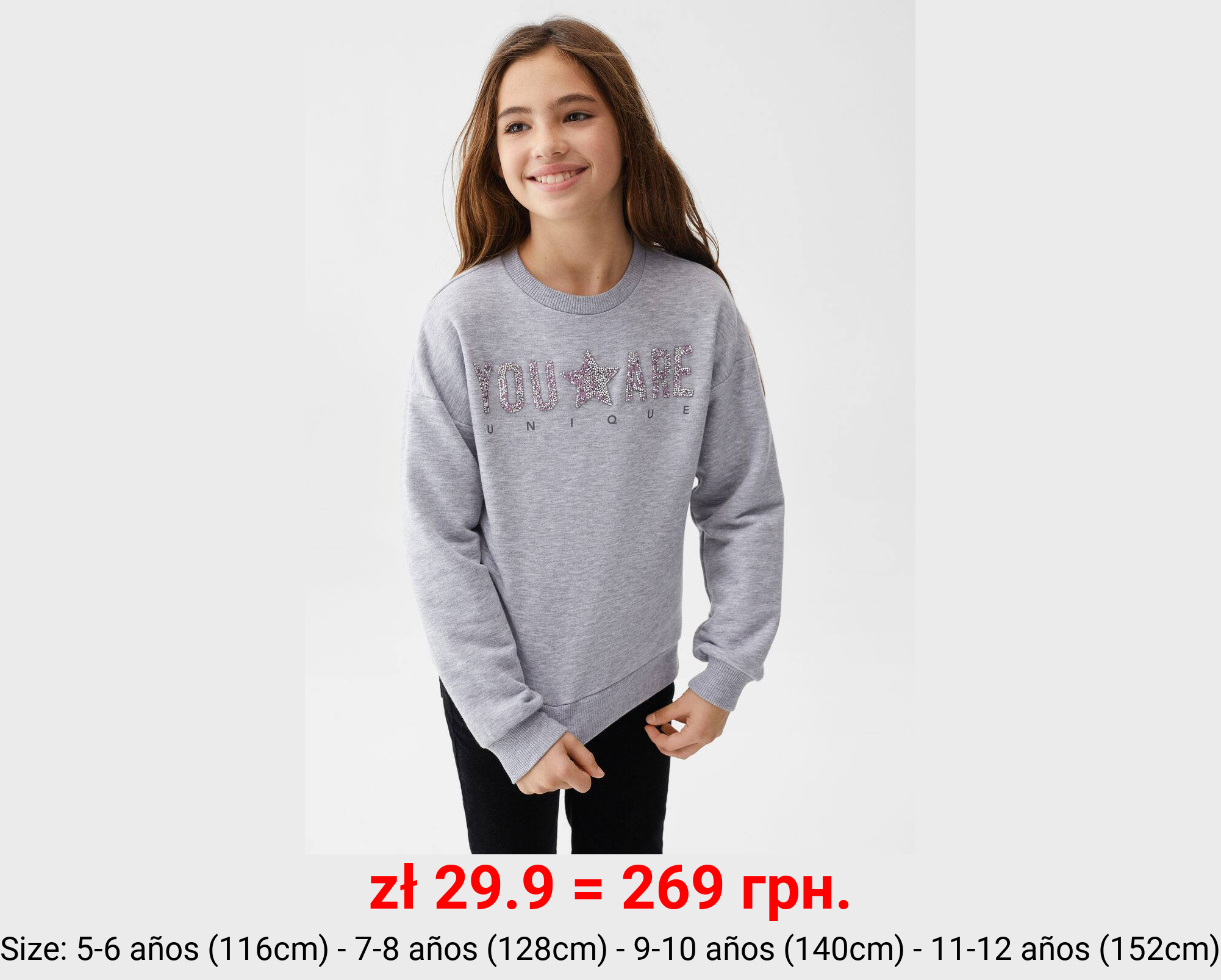 Sudadera estrellas purpurina