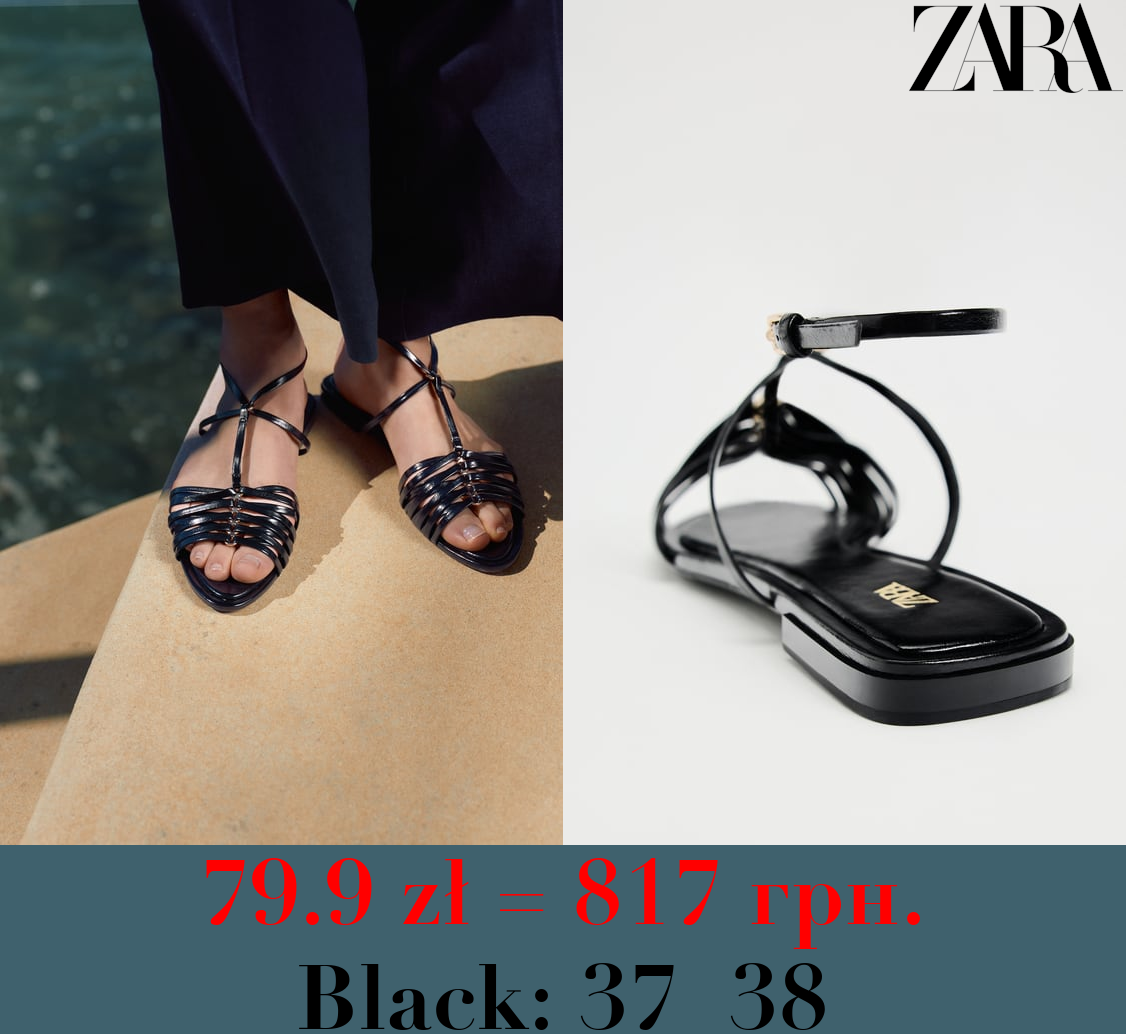 FLAT STRAPPY SLIDER SANDALS