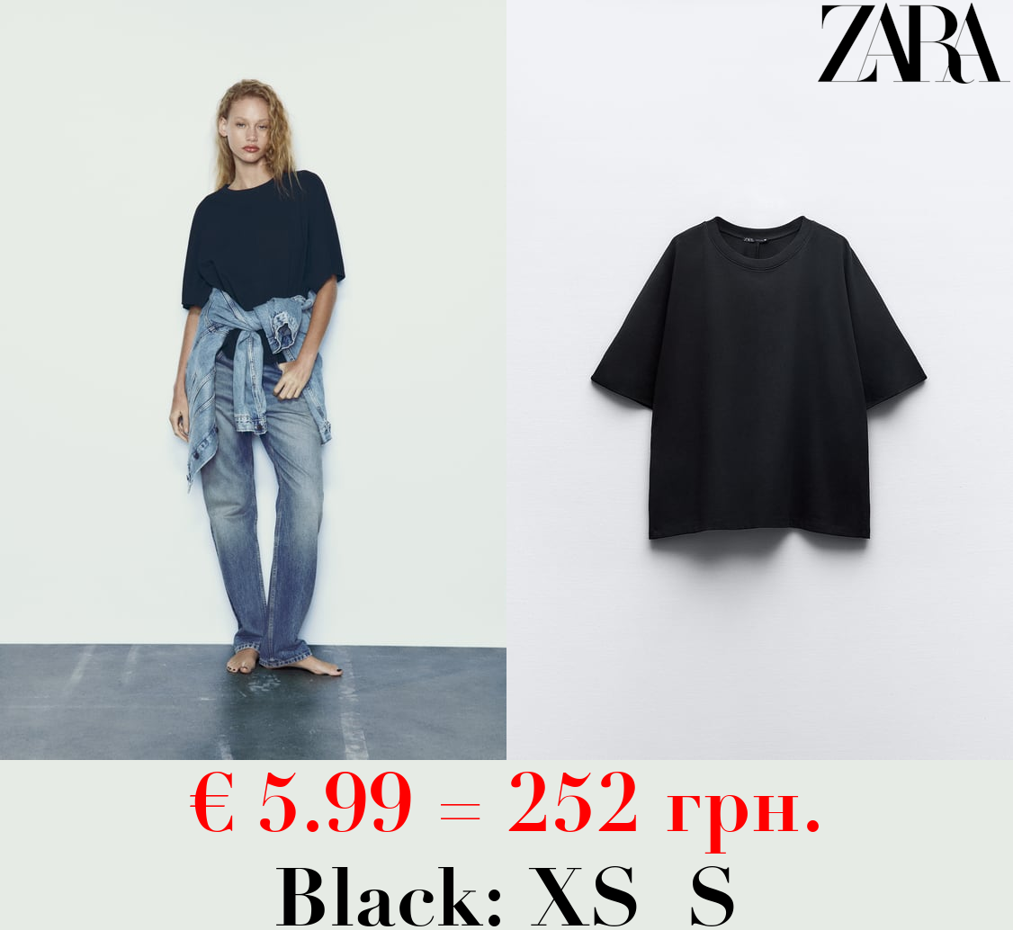 HEAVY COTTON COCOON T-SHIRT