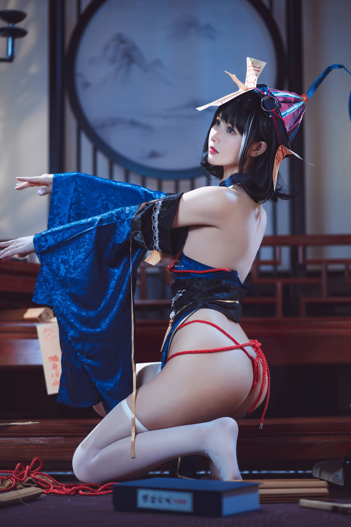 Cosplay 羽生三未 华甲欢庆僵尸三未全 36