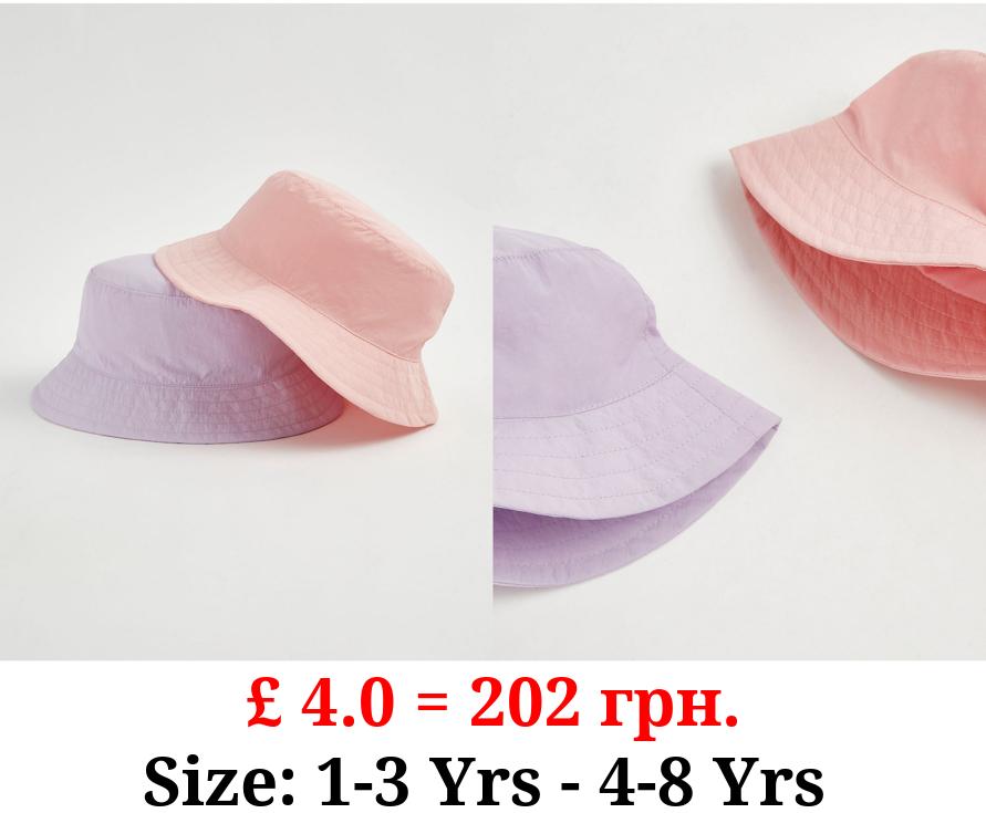 Pastel Bucket Hats 2 Pack