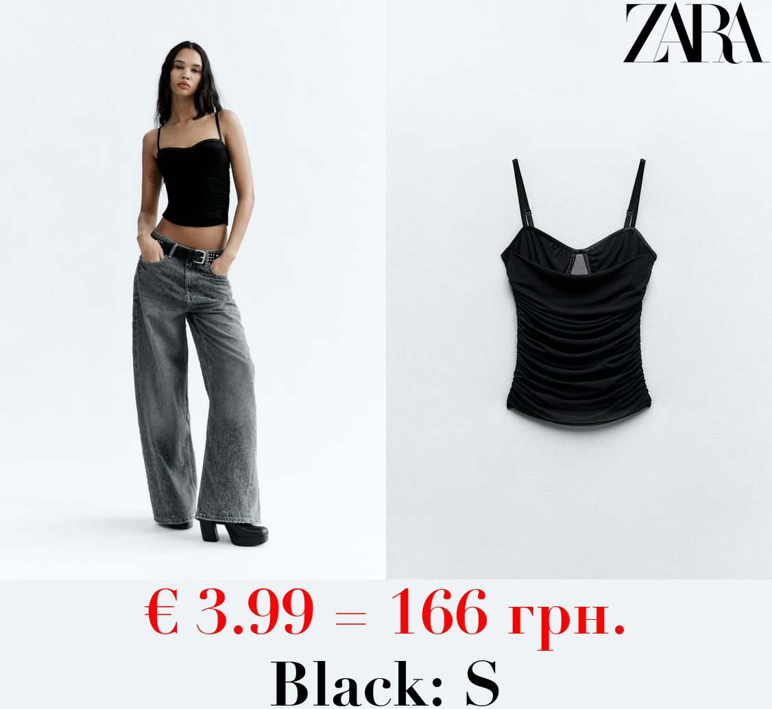 CORSETRY-INSPIRED TOP