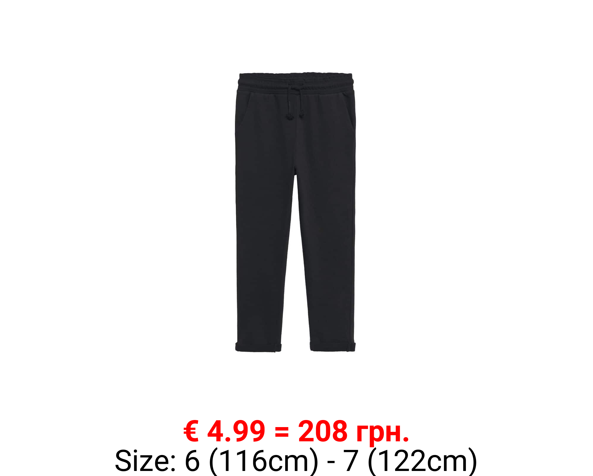 Pantalón jogger algodón