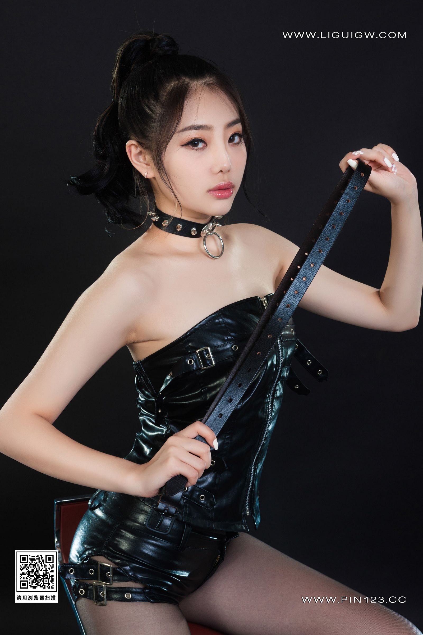 图片[34]-[Ligui丽柜]2023.10.26 欲女皮缚 小智贤-六色网