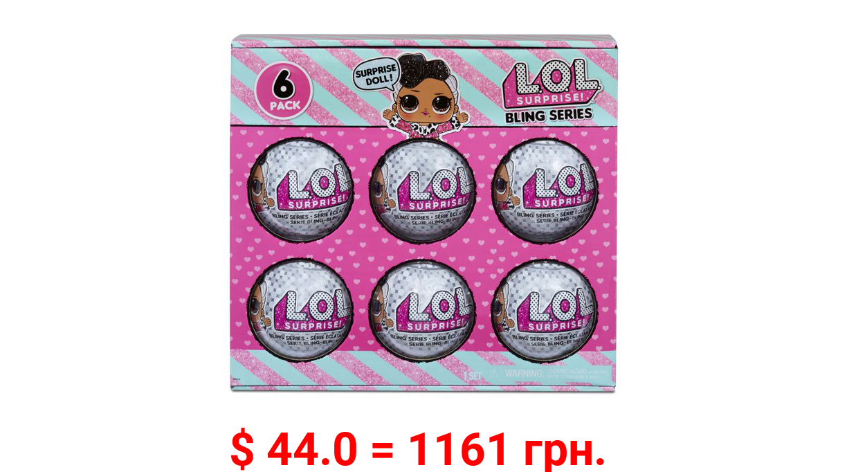 LOL Surprise! Bling Series Doll Playset, 6 Pieces