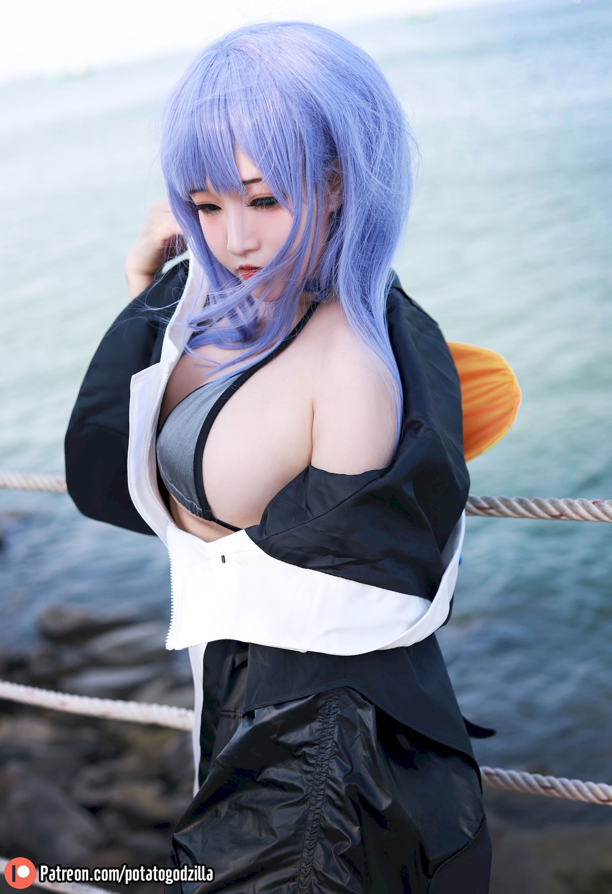 Potato Godzilla Cosplay 水着メルトリリス 32