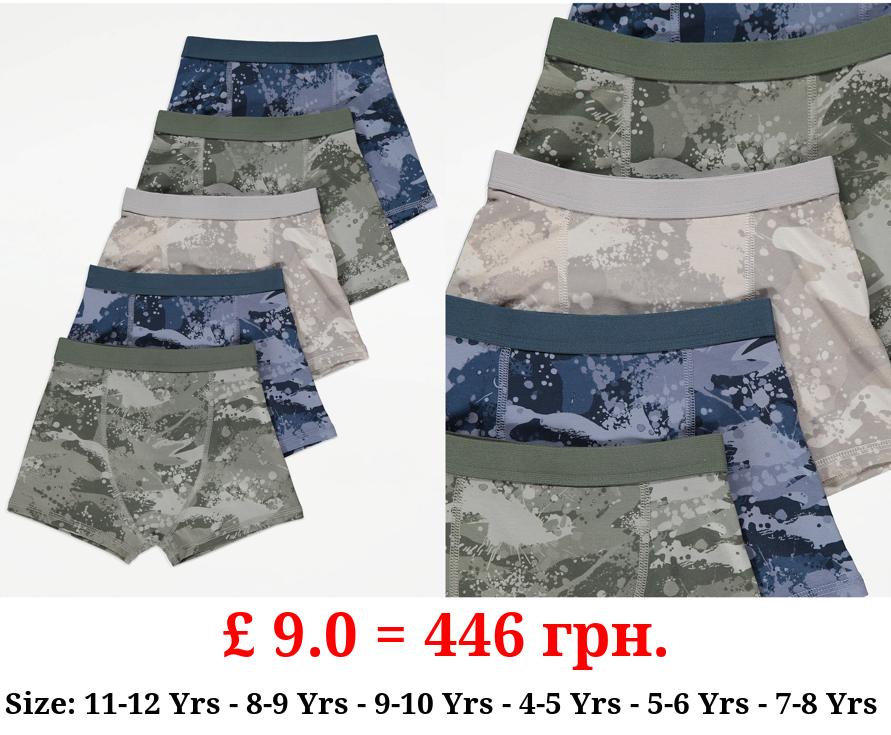 Camouflage Trunks 5 Pack
