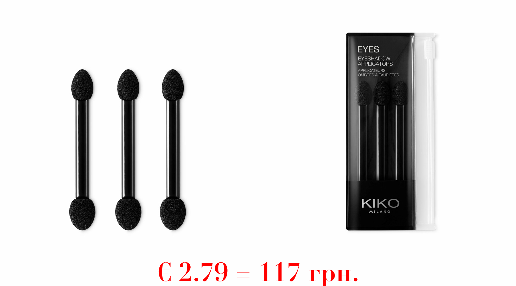 maxi eyeshadow applicatorsMaxi-Applikatoren mit weichem Schwamm