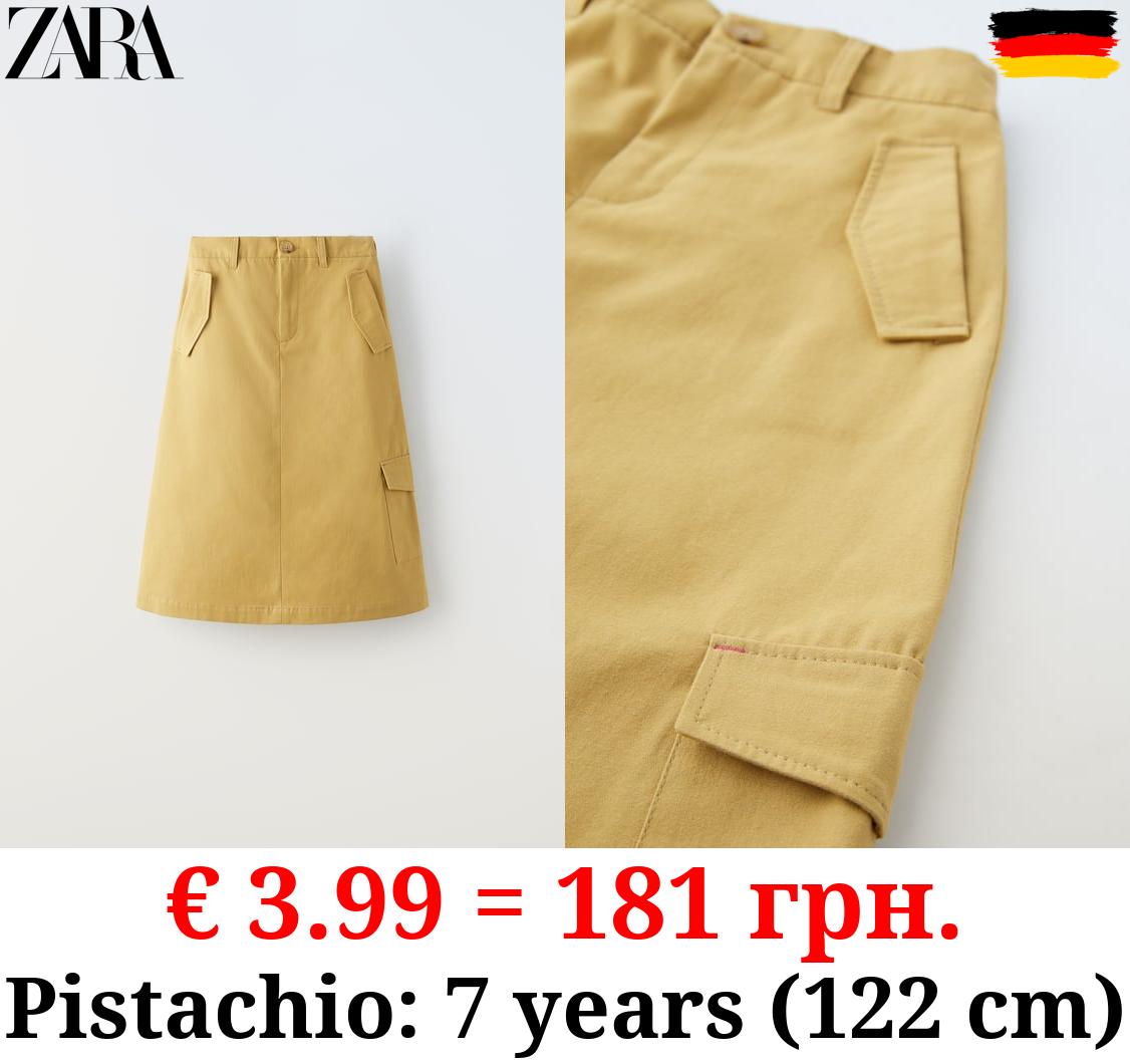 MIDI SKIRT WITH POCKETS