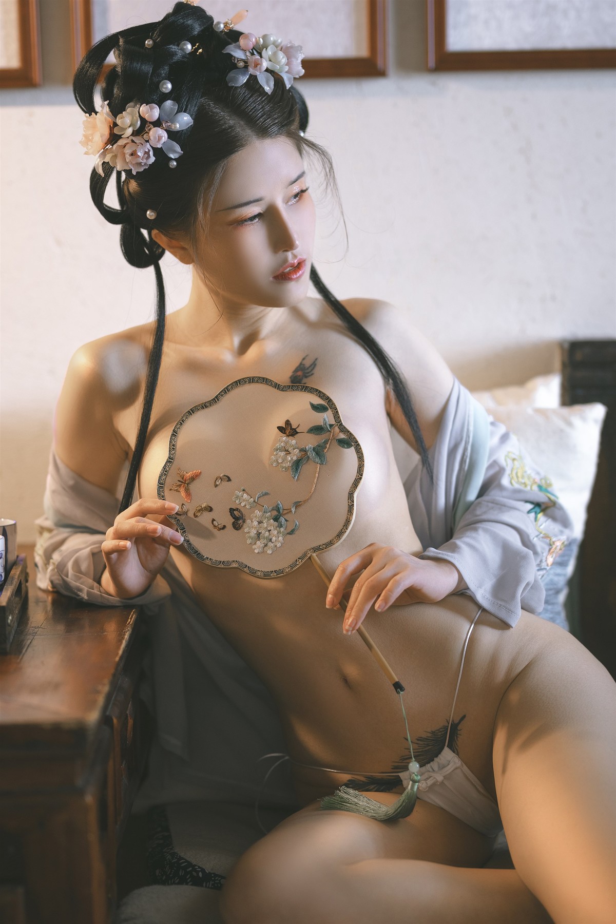 Cosplay 鹿八岁 X铁手叫兽 汉服 43
