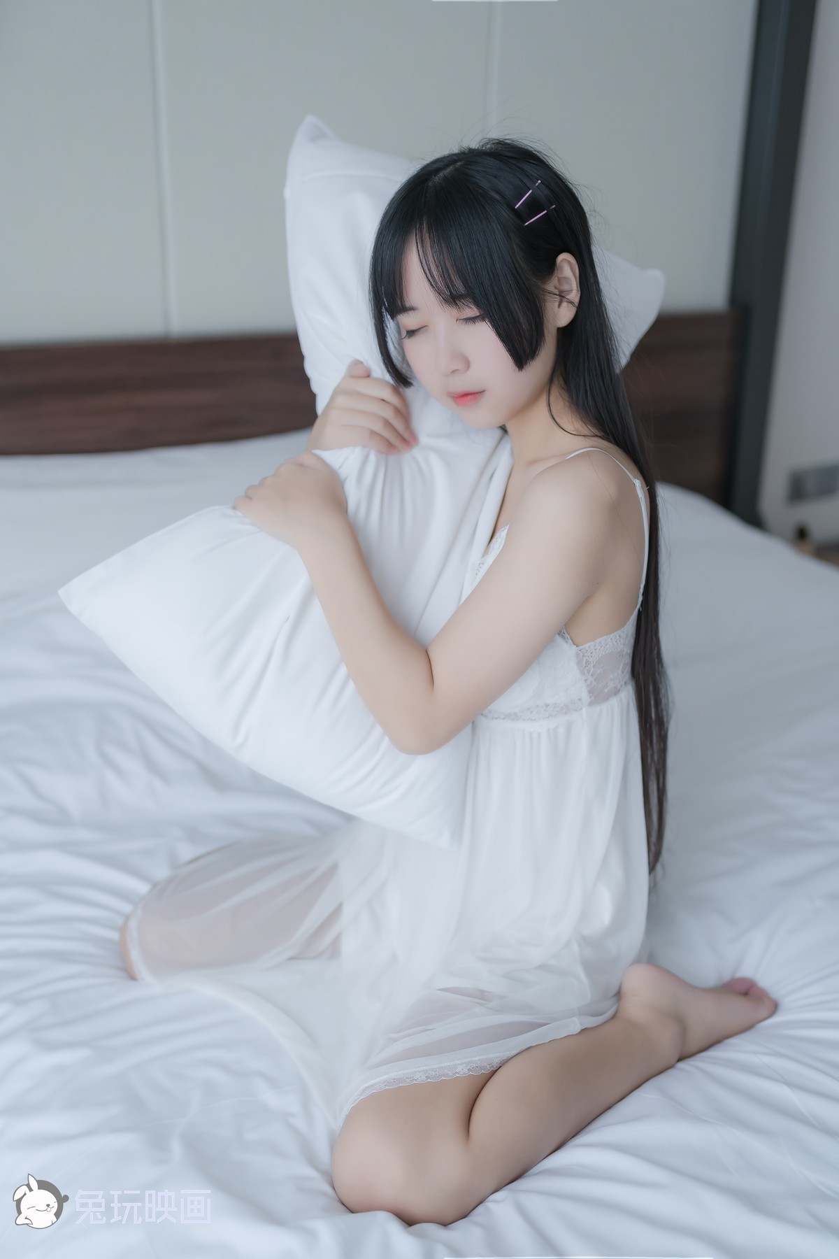 Cosplay 兔玩映画 白纱裙 16