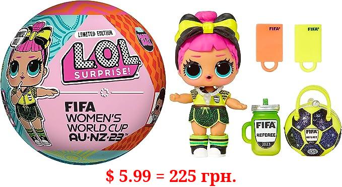 L.O.L. Surprise! X FIFA Women's World Cup Australia & New Zealand 2023 Dolls with 7 Surprises, Accessories, Limited Edition Dolls, Collectible Dolls, Soccer- Themed Dolls- Great Gift for Girls Age 4+