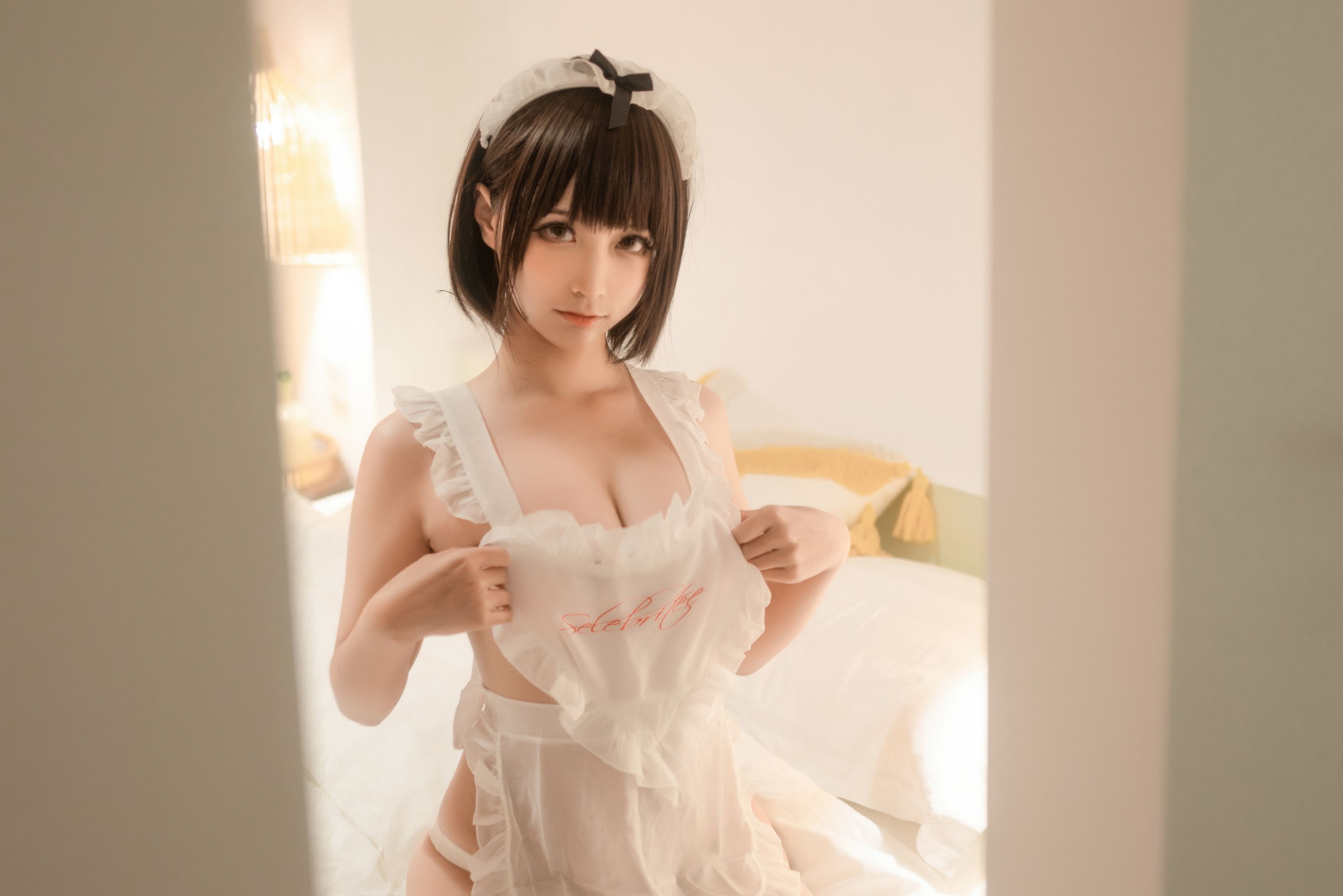 沫沫真爱版 爱心围裙 2