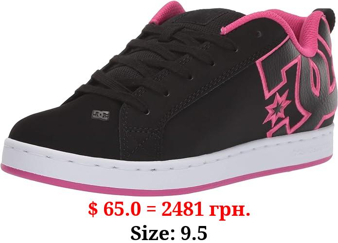 DC Women's Court Graffik Low Top Casual Skate Shoe