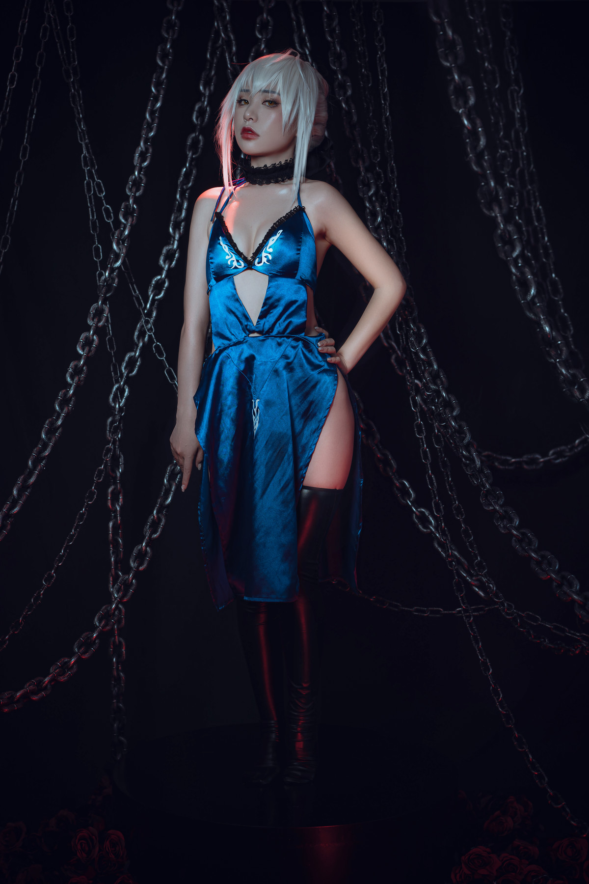 爆机少女喵小吉 Cosplay 黑呆 Saber Alter 20