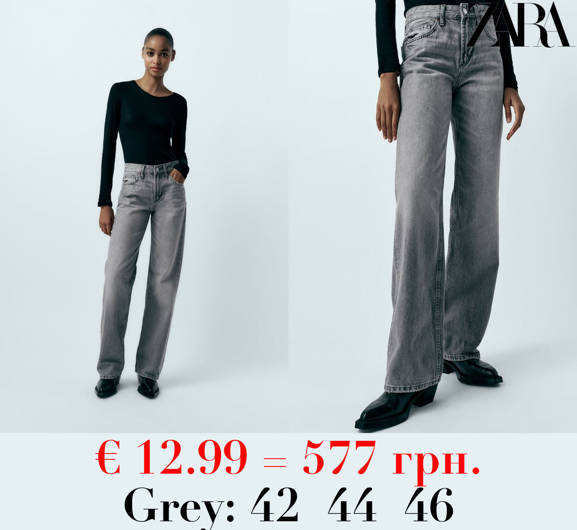 TRF WIDE-LEG MID-RISE FULL LENGTH JEANS