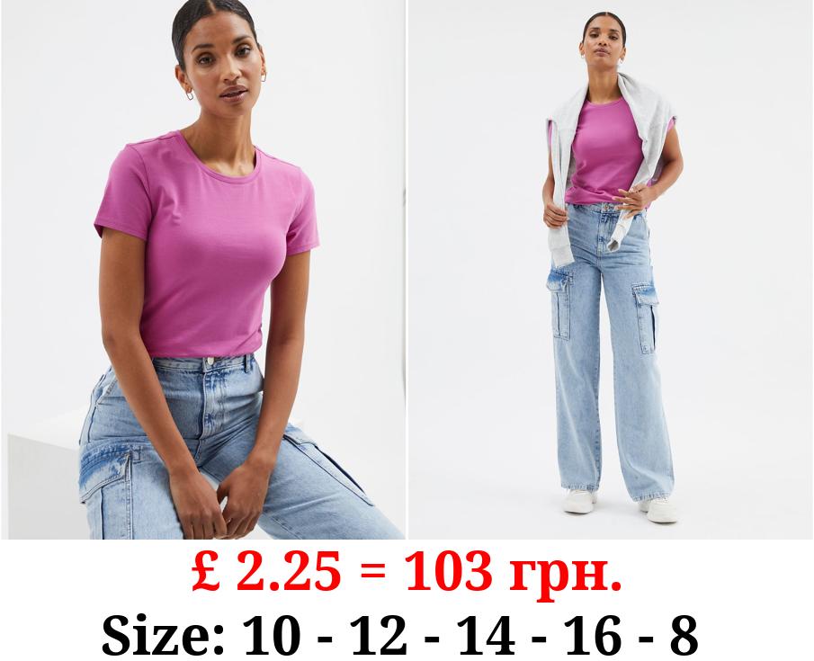 Purple Crew Neck T-Shirt