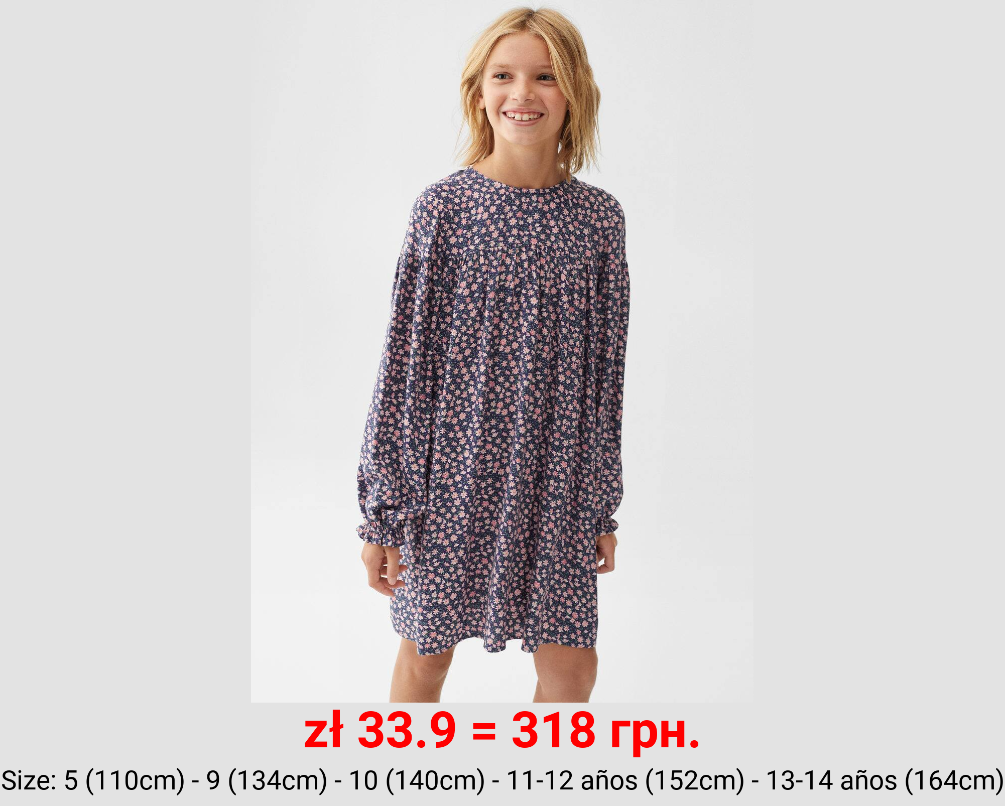 Vestido estampado floral